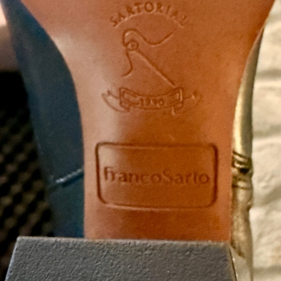 Franco Sarto Jaxon Mid Calf Boots Black Leather NEW Size 7.5M w/ Box - Picture 8 of 16